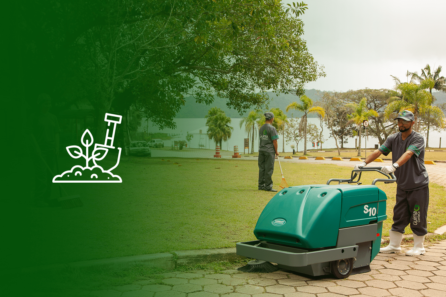 Jardinagem e paisagismo em áreas verdes corporativas
