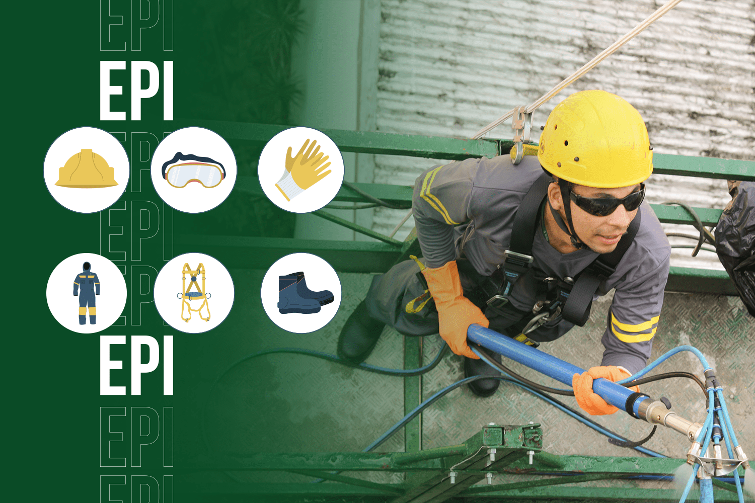 EPI para trabalho em altura: tudo o que você precisa saber 1 Principais EPIs para trabalho em altura