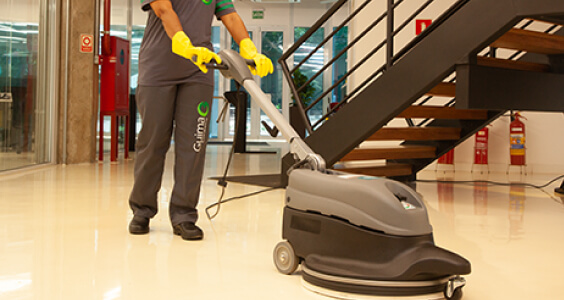 limpeza predial tratamento de pisos - Limpeza Predial para transportes